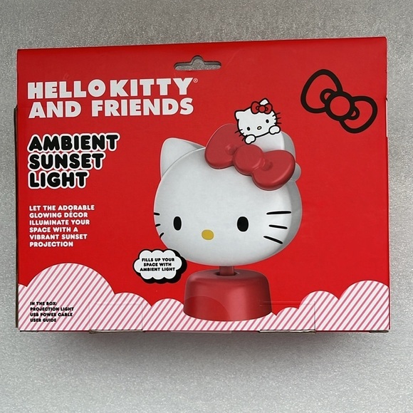 🆕 Hello Kitty Ambient Sunset Light USB Powered Sunset Orange Lighting - Picture 5 of 7